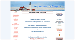 Desktop Screenshot of inspirational-prayers.com